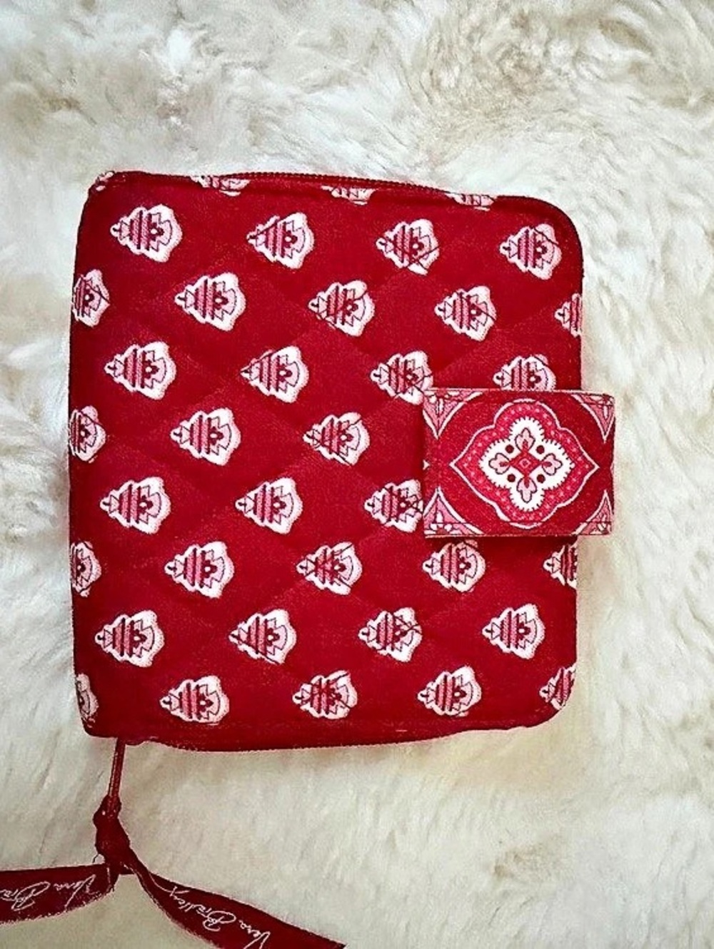 Vera Bradley Nantucket Red Wallet